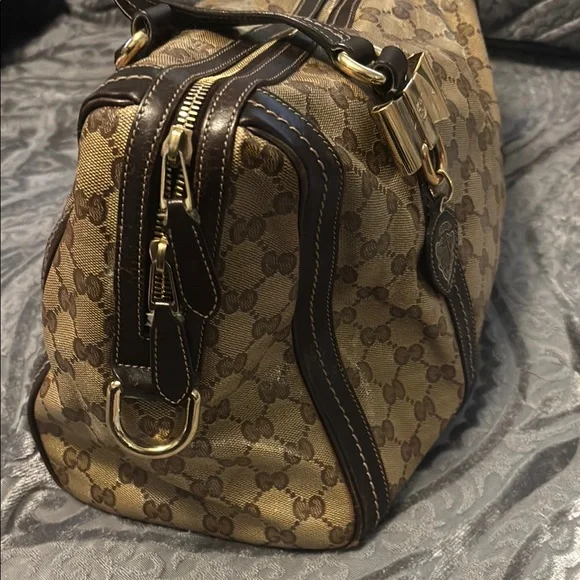 Gucci Brown GG Monogram Tote Bag